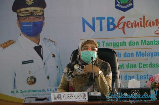 Rapat Bersama Wagub Dan Ketua TPPKK NTB, Gus Menteri Usulkan Lomba Desa Aman Covid-19